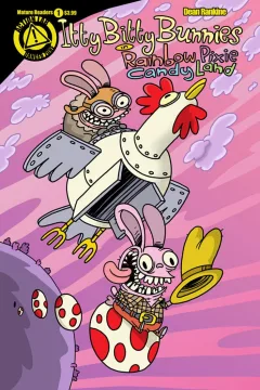Itty Bitty Bunnies in Rainbow Pixie Candy Land: Cock Fight