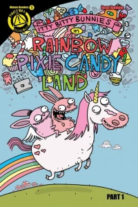 Itty Bitty Bunnies in Rainbow Pixie Candy Land