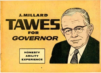 J. Millard Tawes For Governor  (1958) - Series 