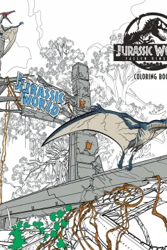 Jurassic World: Fallen Kingdom Adult Coloring Book