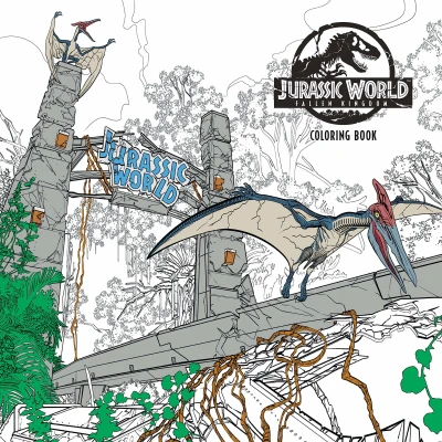 Jurassic World: Fallen Kingdom Adult Coloring Book (2019) - Series 