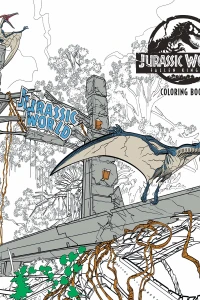 Jurassic World: Fallen Kingdom Adult Coloring Book