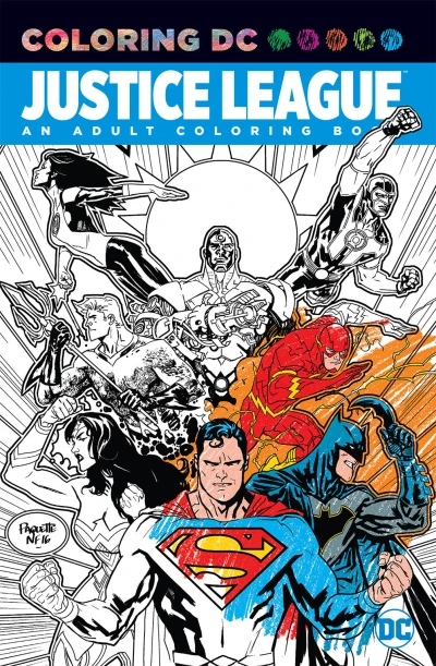Justice League: An Adult Coloring Book (2017) - Series 