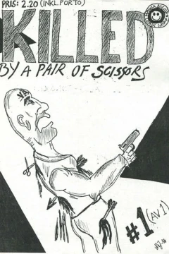 Killed by a pair of scissors