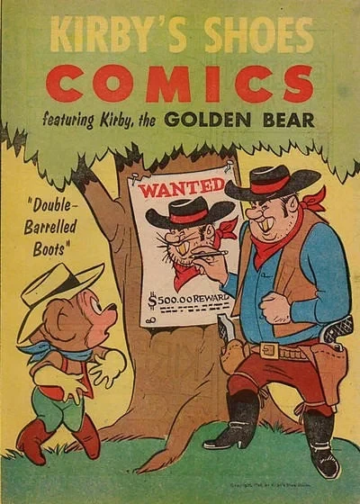 Kirby Shoes Comics Featuring Kirby the Golden Bear "Double-Barrelled Boots" (1960) - Series 