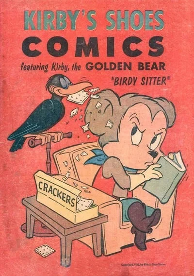 Kirby Shoes Comics Featuring Kirby the Golden Bear "Birdy Sitter" (1960) - Series 