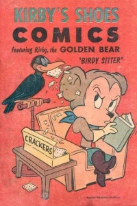 Kirby Shoes Comics Featuring Kirby the Golden Bear "Birdy Sitter"