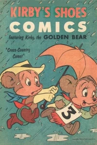 Kirby Shoes Comics Featuring Kirby the Golden Bear "Cross-Country Comet"