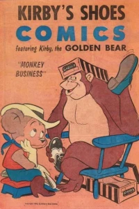 Kirby Shoes Comics Featuring Kirby the Golden Bear "Monkey Business"