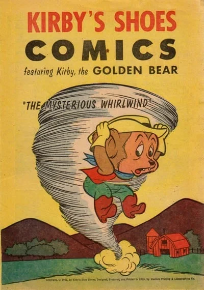 Kirby Shoes Comics Featuring Kirby the Golden Bear "The Mysterious Whirwind" (1961) - Series 
