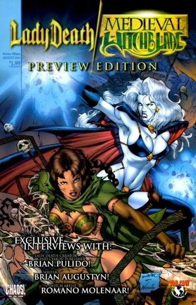 Lady Death/Medieval Witchblade #1 Preview Book (2001) - Series 