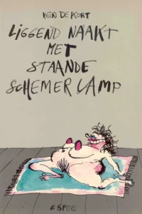 Liggend Naakt Met Een Staande Schemerlamp