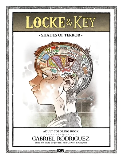 Locke & Key: Shades of Terror Adult Coloring Book (2015) - Series 