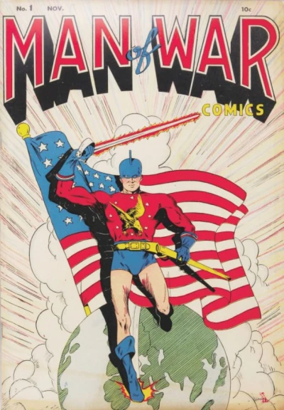 Man of War Comics (1941) - Series 