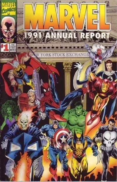 Marvel Annual Report (1991) - Series 