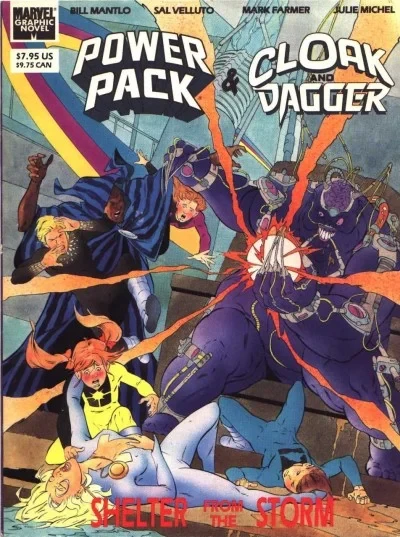 Marvel Graphic Novel: Cloak and Dagger and Power Pack: Shelter from the Storm (1989) - Series 