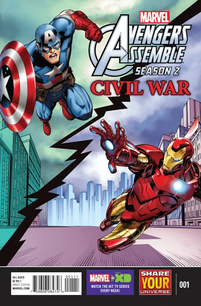 Marvel Universe Avengers Assemble Season 2: Civil War (2016) - Series 