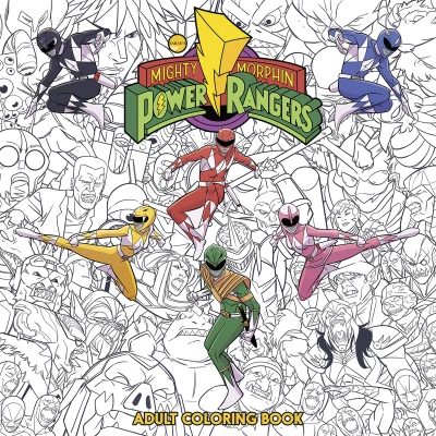 Mighty Morphin Power Rangers Adult Coloring Book (2017) - Series 