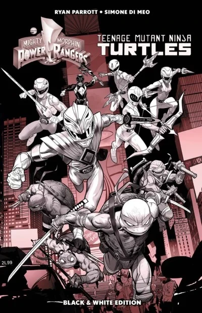 Mighty Morphin Power Rangers/Teenage Mutant Ninja Turtles Black & White Edition (2020) - Series 