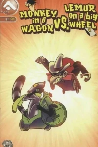 Monkey in a Wagon vs. Lemur on a Big Wheel