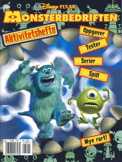 Monsterbedriften aktivitetshefte (2002) - Series 