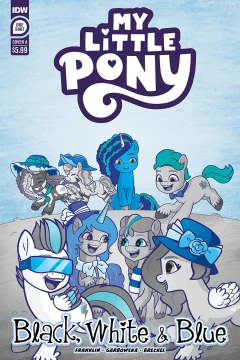 My Little Pony: Black, White & Blue