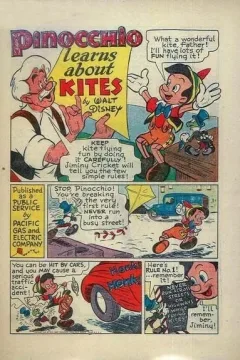 Pinocchio Learns About Kites