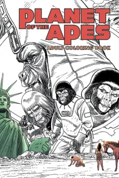 Planet of the Apes Adult Coloring Book