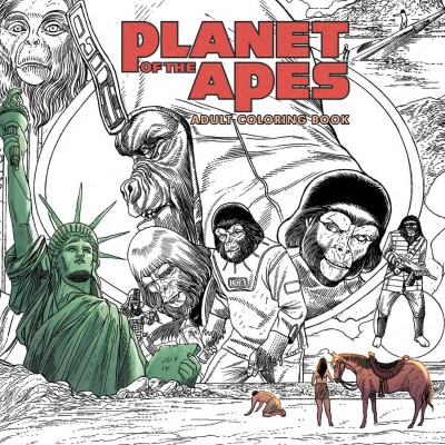 Planet of the Apes Adult Coloring Book (2018) - Series 
