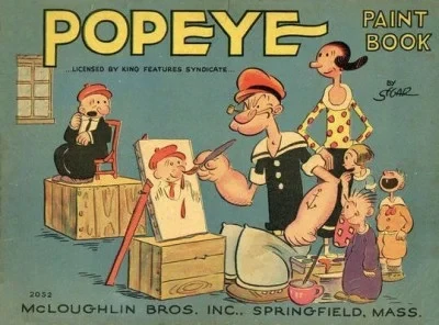 Popeye Paint Book  (1932) - Series 