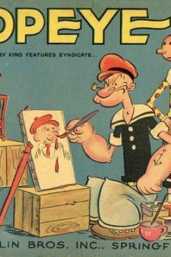 Popeye Paint Book 