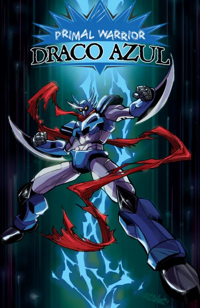 Primal Warrior Draco Azul (2019) - Series 