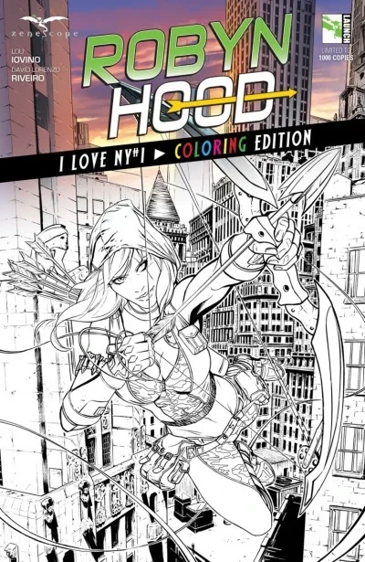 Robyn Hood: I Love NY #1 Coloring Edition (2016) - Series 