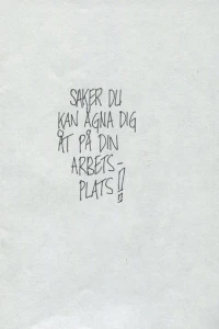Saker du kan ägna dig åt på din arbetsplats