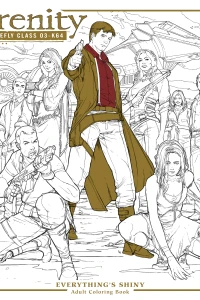 Serenity: Firefly Class 03-K64-Everything's Shiny Adult Coloring Book