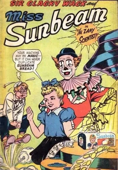 Sir Clacky Wack and Little Miss Sunbeam in "The Zany Scientist!" (1957) - Series 