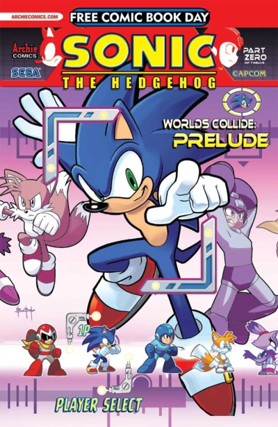 Sonic and Mega Man: Worlds Collide Prelude (FCBD) (2013) - Series 