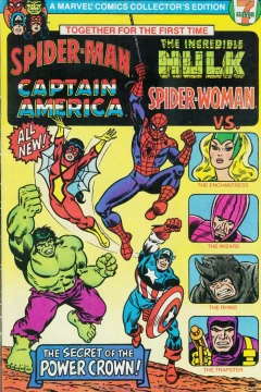 Spider-Man, Captain America, The Incredible Hulk and Spider-Woman