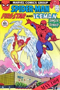 Spider-Man, Fire-Star and Iceman