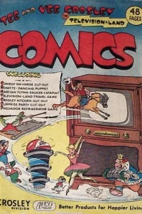 Tee and Vee Crosley in Television Land Comics
