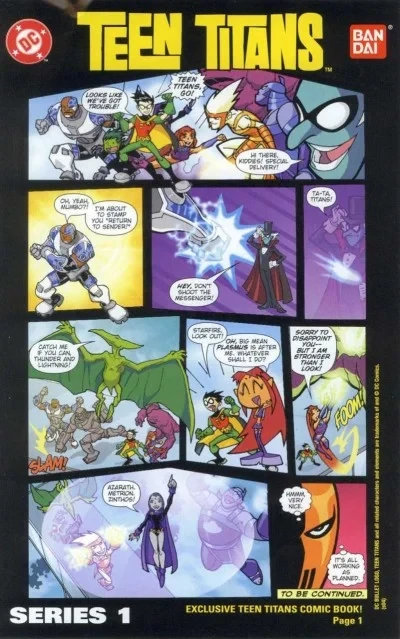 Teen Titans Go! Action Figure Comic (2004) - Series 