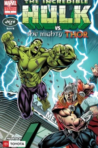 The Incredible Hulk vs. The Mighty Thor: New York Jets Exclusive Edition