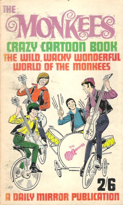 The Monkees Crazy Cartoon Book (Trade Paperback, 1967) - Series 