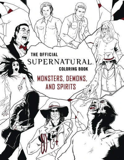 The Official Supernatural Coloring Book: Monsters, Demons, and Spirits (2017) - Series 