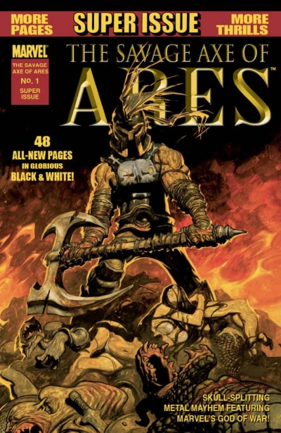 The Savage Axe of Ares (B&W) (2010) - Series 