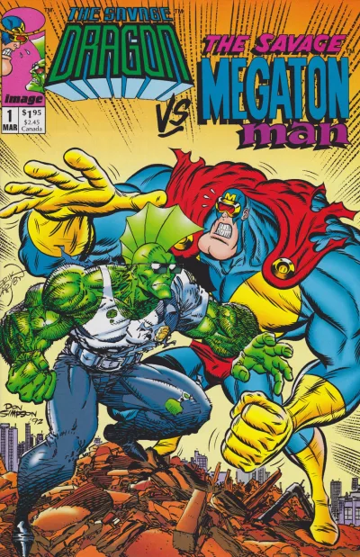 The Savage Dragon vs. The Savage Megaton Man Special (1993) - Series 