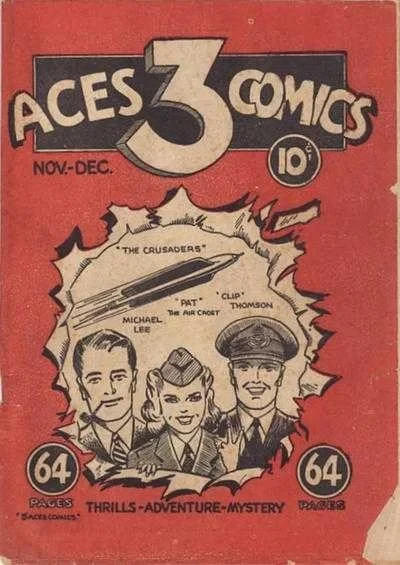 Three Aces Comics (1941) - Series 