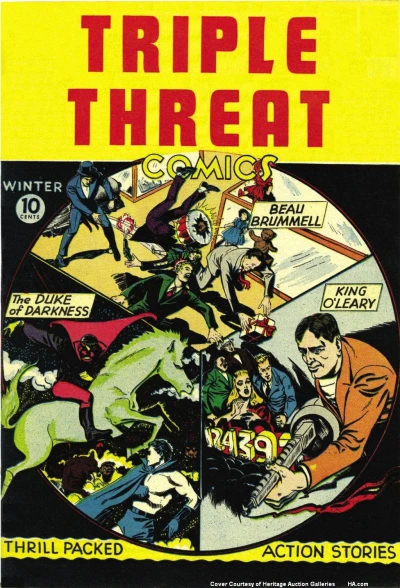 Triple Threat Comics (1945) - Series 