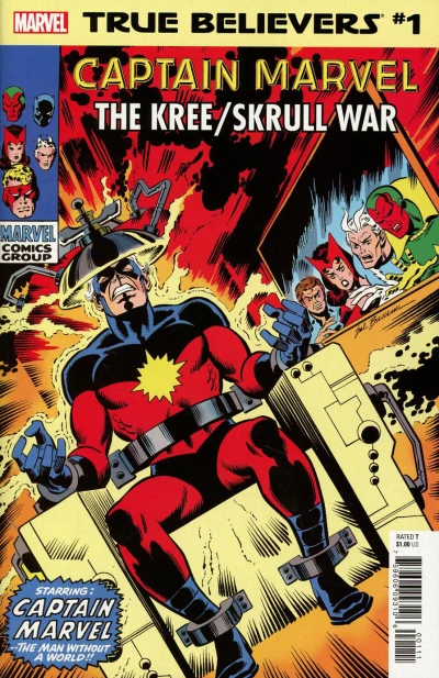 True Believers: Captain Marvel: The Kree/Skrull War (2019) - Series 