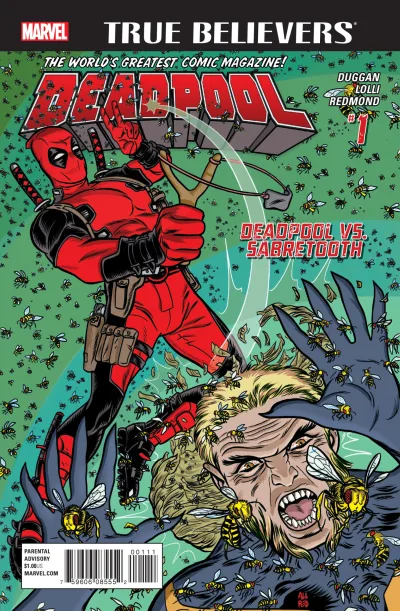 True Believers: Deadpool: Deadpool Vs. Sabretooth (2016) - Series 
